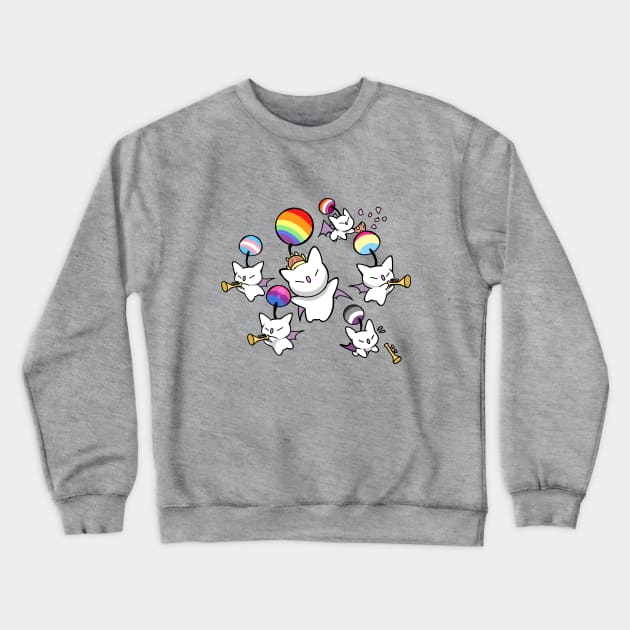 pride moogles Crewneck Sweatshirt by wisdomeel